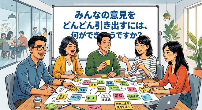 2026年7月25日(土)【新潟サロン上越例会令和８年度第２回】みんなの意見をどんどん引き出すには、何ができそうですか？
